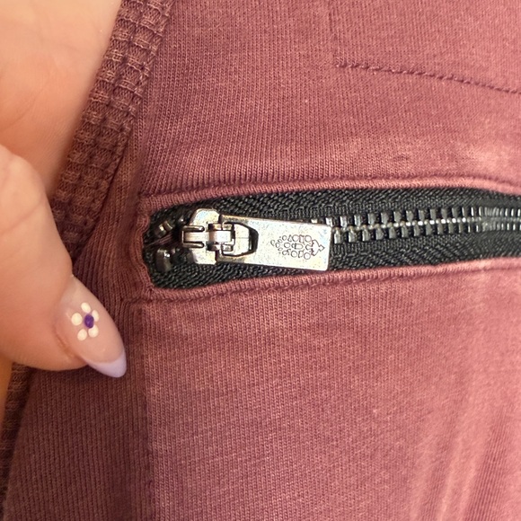 Free People Hot Shot Onesie (Burgundy) - Picture 7 of 8